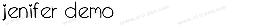Jenifer Demo字体转换